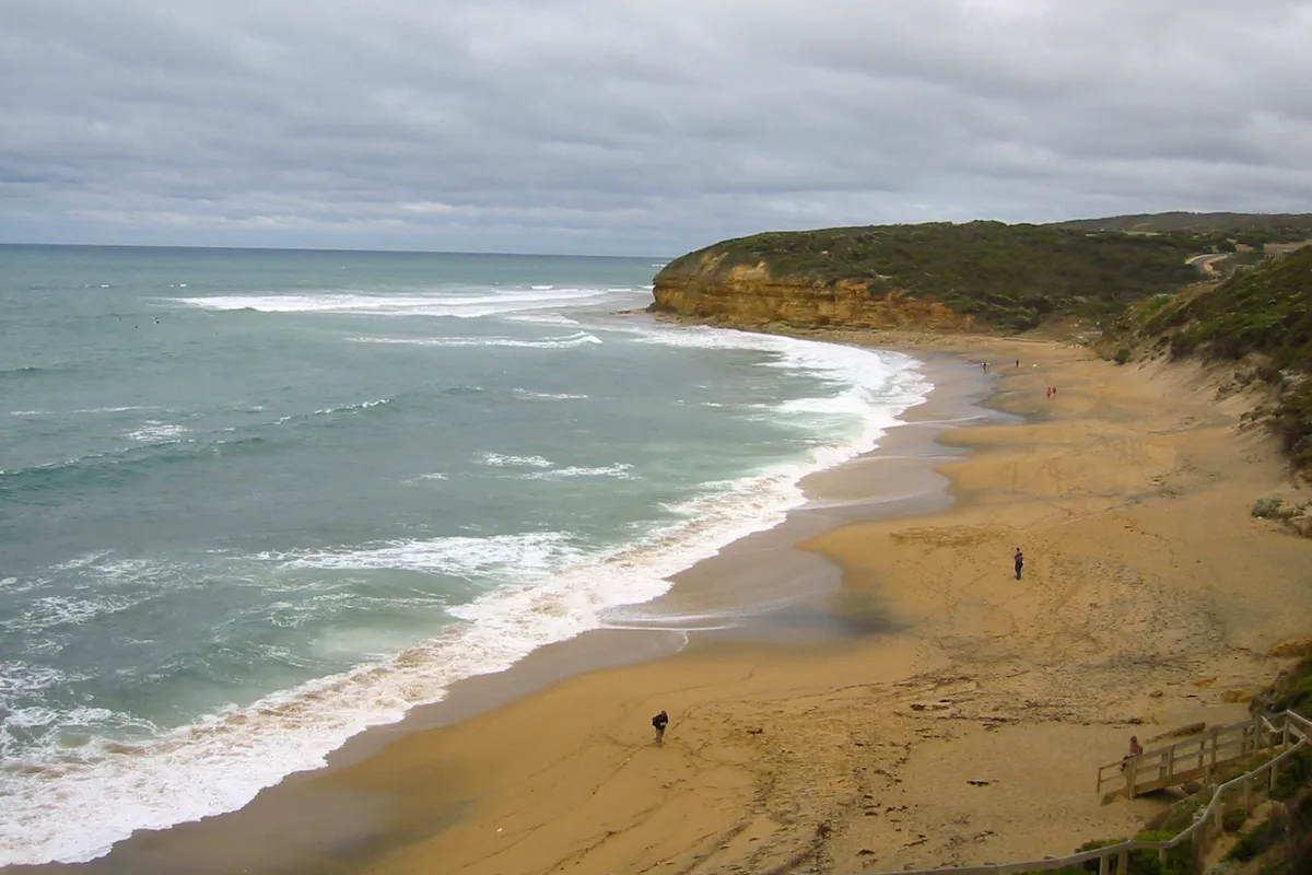 Bells Beach and its cliffs on the Great Ocean Road, Victoria