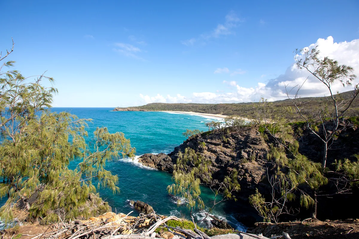 Hell's Gates headland in Noosa National Park